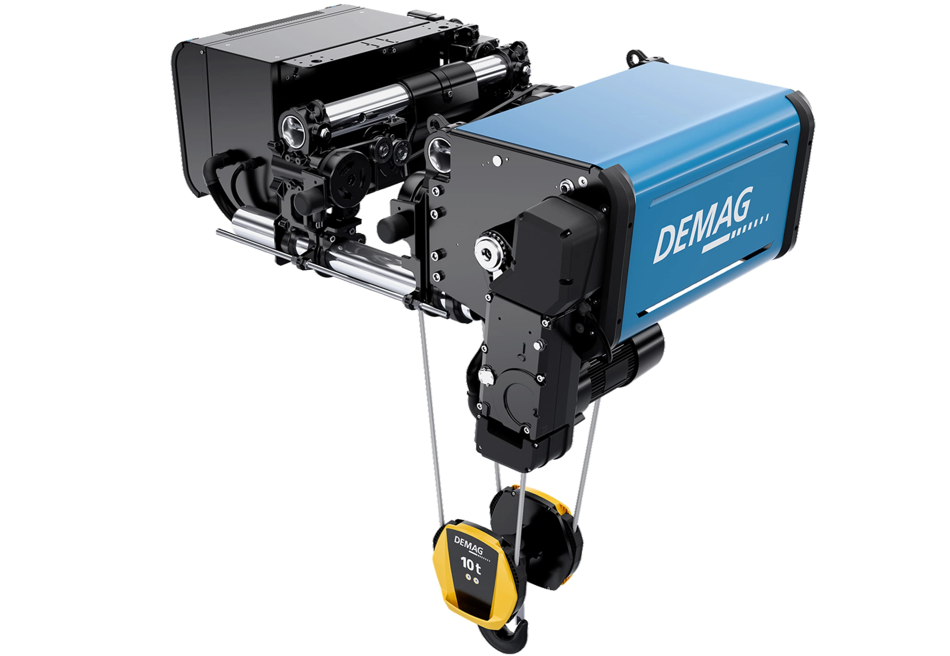 Manufacturer family reference: DEMAG DHR 5 ton low headroom rope hoist