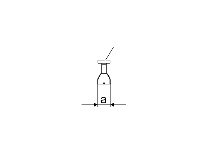 Manufacturer drawing: DEMAG KBK I/100 and Aluline A12/A16 Flat-Cable Slider